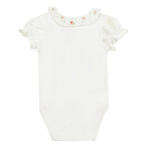 Tartine et Chocolat - Body Col Claudine Fistolu Çiçekler | Ekru