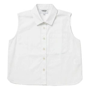 Finger in the nose - Camisa sin mangas Ella | Blanco