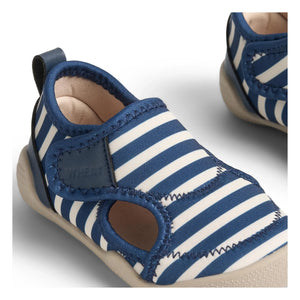 Wheat - Çizgili Spiral Su Ayakkabısı | Mavi