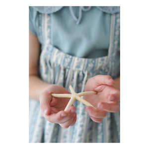 Soor Ploom - Sundae Organic Cotton Gathered T-Shirt | Ice Blue