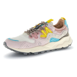 Flower Mountain - Zapatillas de ante y nailon Yamano 3 | Rosa claro