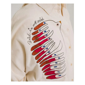 Tinsels - Camisa de algodón Faune | Crudo