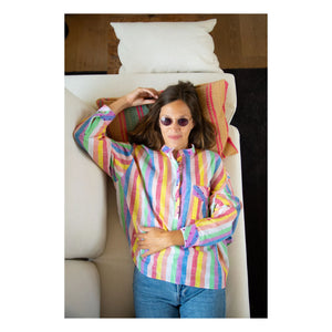 Paolina - Beyonce Tunus bluzu | Mavi
