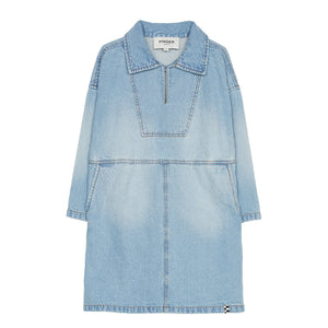 Finger in the nose - Olga elbise | Yıkanmış denim