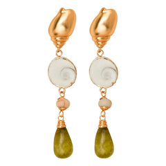 Alhaja - Caracola Ohrringe | Gold