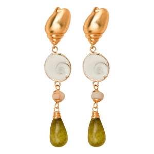 Alhaja - Caracola Ohrringe | Gold
