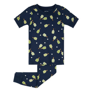 Petit Lem - Pijama de tenis de algodón orgánico | Azul marino