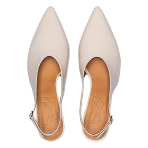 Lachoix - Robin Deri Slingback Schuhe | Nude