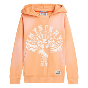 Scotch & Soda - Artwork Mystery Kapuzen-Sweatshirt | Koralle