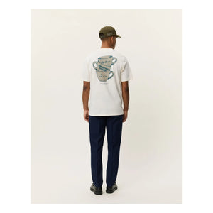 Les Deux - Ben Artist Baumwoll-T-Shirt | Weiß