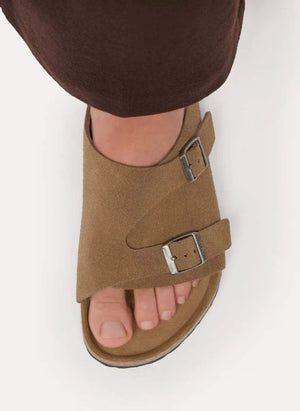 BIRKENSTOCK - Zürih Süet Sandalet