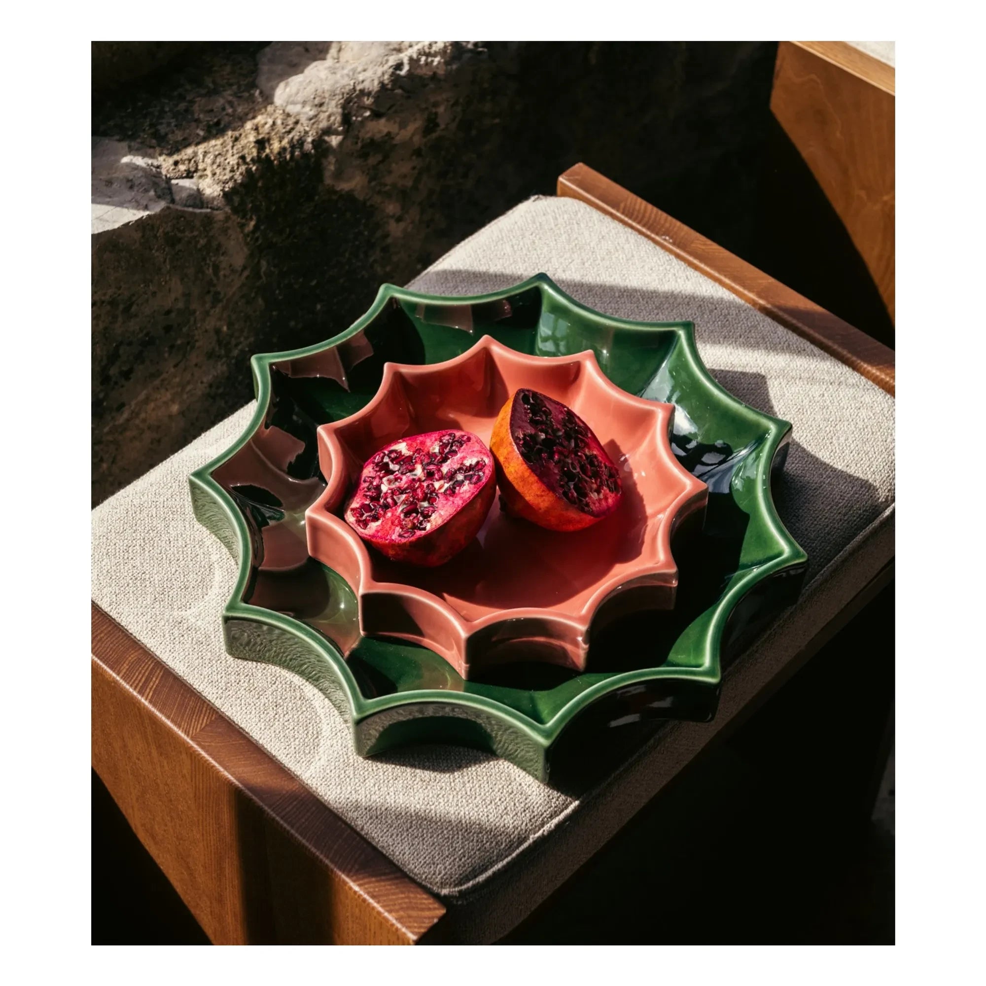 The Socialite Family - Tasca Keramik-Taschenleerer | Dunkelgrün