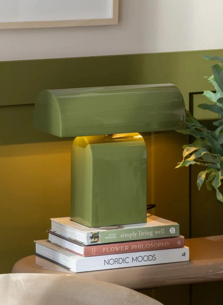 Present Time - Lámpara de sobremesa Cadiz recta | Verde