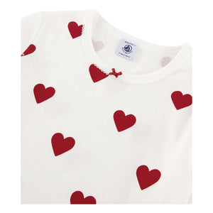 Petit Bateau - Marama Organik Pamuklu Gecelik | Beyaz