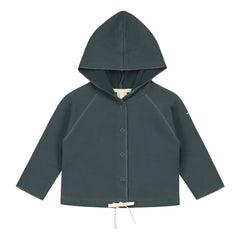 Gray Label - Organik Pamuklu Kapüşonlu Sweatshirt | Gri mavi
