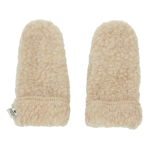 Alwero - Shearling Eldivenler | Bej