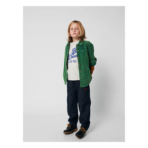 Bobo Choses - Renk bloklu T-shirt Bobo Choses Organik Pamuk | Kırçıllı gri