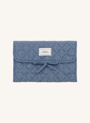 Editions Aimable - حقيبة للعناية بالرضع بالمرى | أزرق شامبره