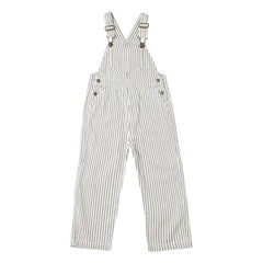 Rylee + Cru - Gestreifter Arbeits-Overall | Ecru