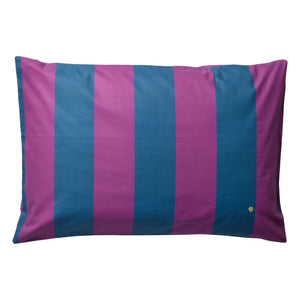 La guinda del pastel - Funda de almohada de rayas Malo | Púrpura