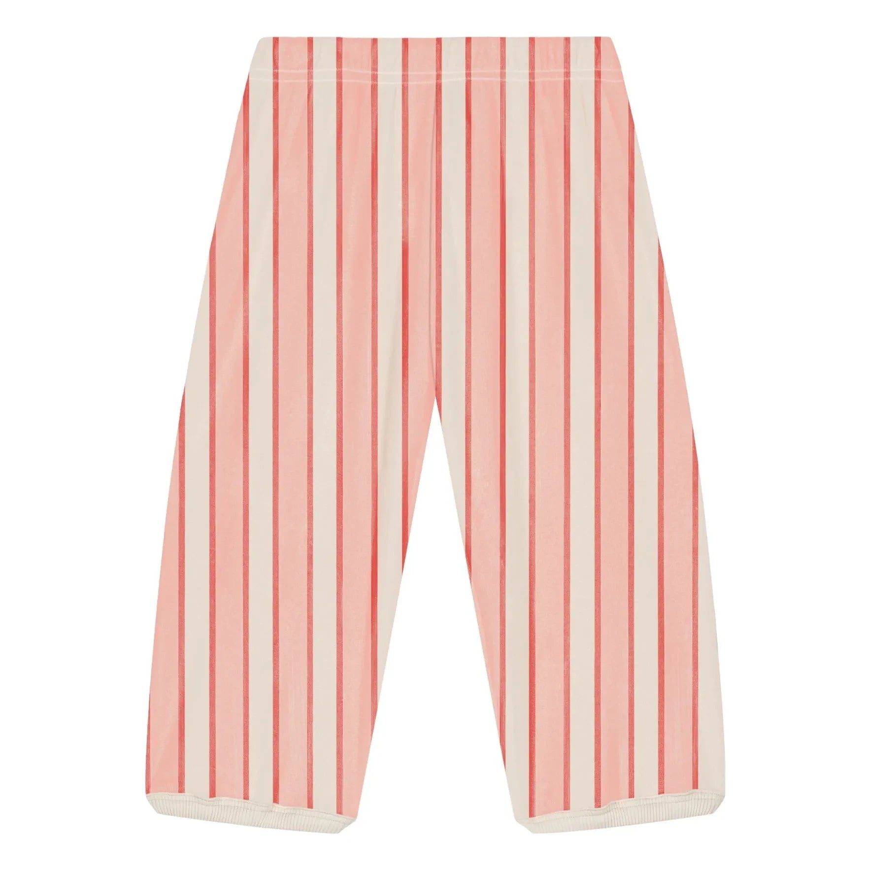 Studio Bohème - Porgy Gestreifte Hose aus Bio-Baumwolle | Rosa