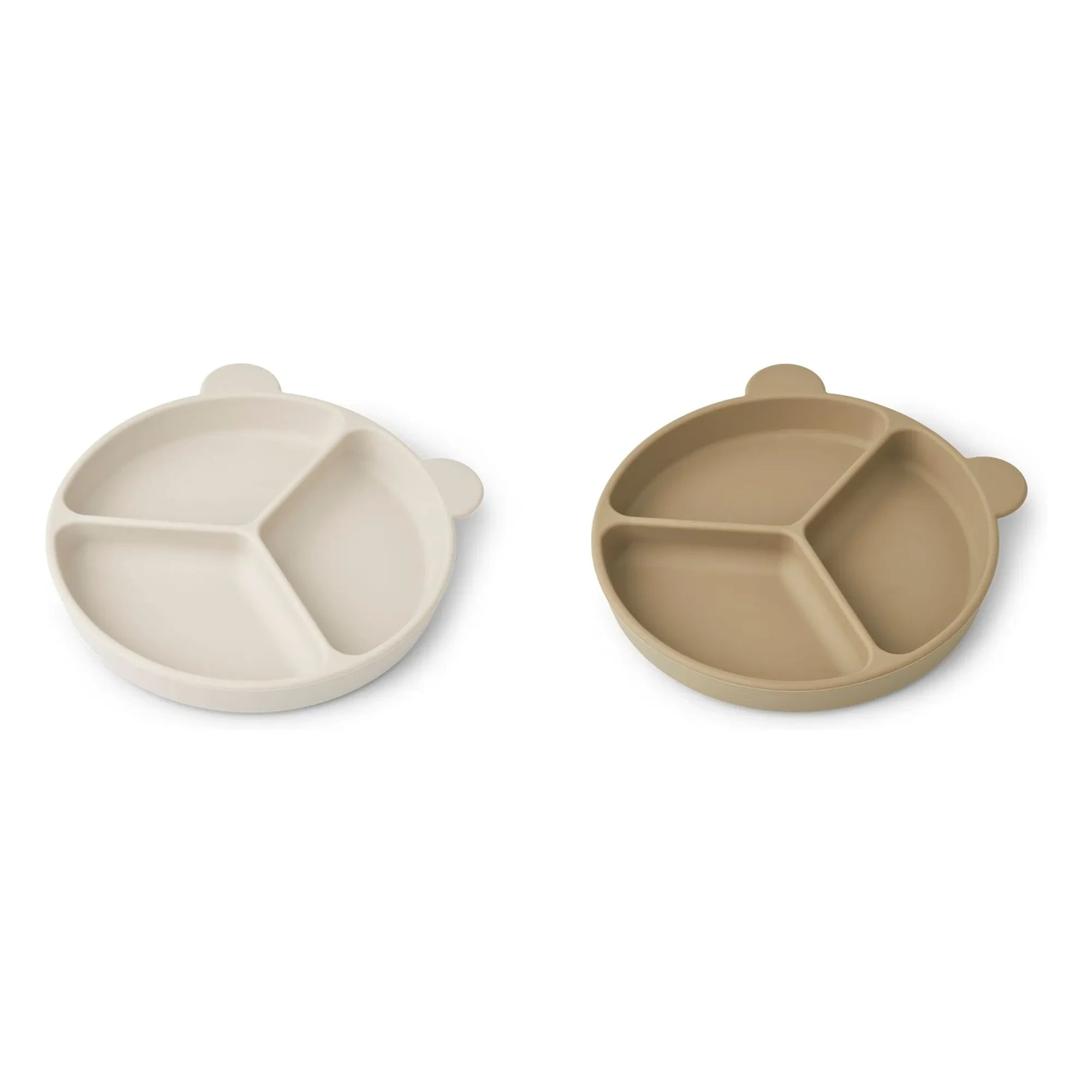 Liewood - Stacy Non-Slip Plates - Set of 2 | Sand