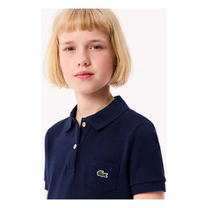 Lacoste - Organik Pamuk Polo Elbise | Lacivert