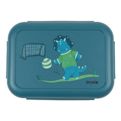 Trixie - Lunch Box Clips Ballplayer Mr. Triceratops | Blue