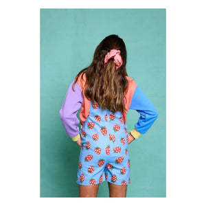 Favorite People - Puglia Erdbeer-Kurzlatzhose | Blau