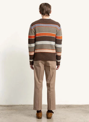 Edmmond Studios - Maglione a righe | Marrone