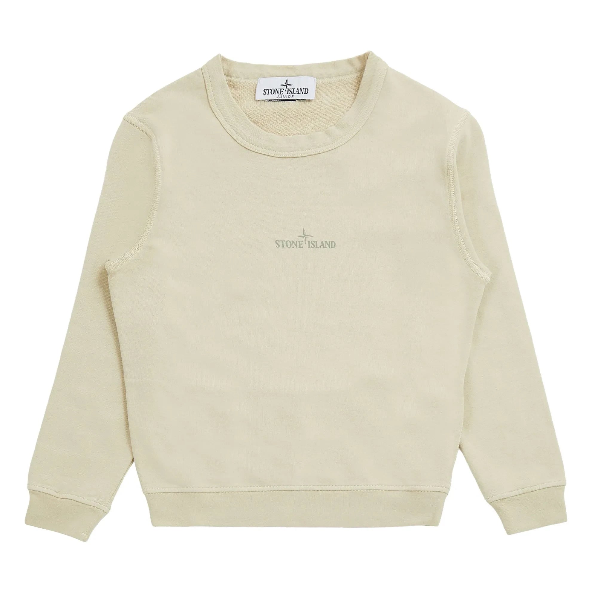 Stone Island - El Yazısı Baskılı Sweatshirt | Bej