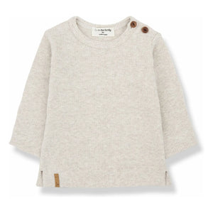 1+ in the family - Alfons T-Shirt | Melierter Beige