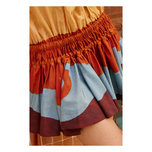 Alémais - Vestido de seda del desierto | Mostaza
