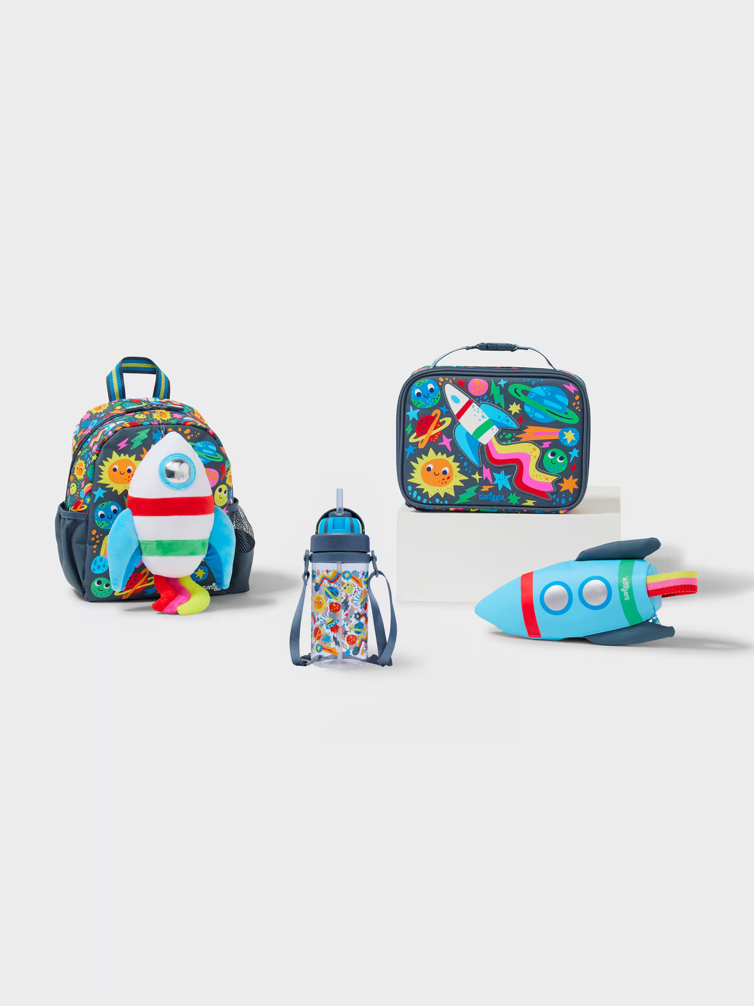 Smiggle - Little Journeys 4'lü Anaokulu ve Kreş Çanta Seti