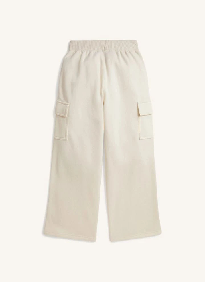 Ralph Lauren - بنطال كارغو بتفاصيل جيب | كريمي