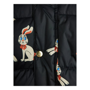 Mini Rodini - Lapins Jacke mit recycelter Faserfüllung | Schwarz