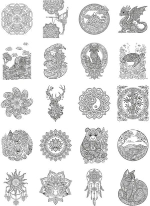 Kidywolf - K-Draw Pad İçin Refiller - Zen
