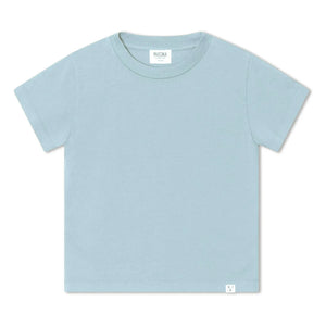 Matona - Sommerliches Uni T-Shirt Bio-Baumwolle | Hellblau