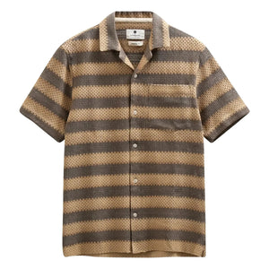 Anerkjendt - Akleander Striped Shirt | Light Brown