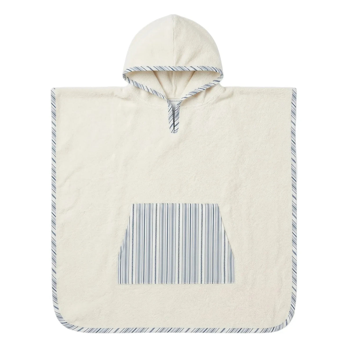 Editions Aimable - بونشو الحمّام Paula | Azure Stripes Poplin