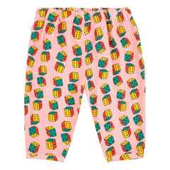 Bobo Choses - Organik Pamuklu Fitilli Ekose Pantolon | Pembe