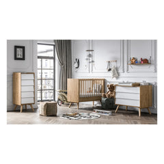 VOX - Vintage Changing Table Dresser | White