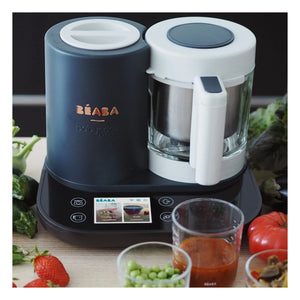 Béaba - BabyCook Smarte Küchenmaschine | Anthrazit