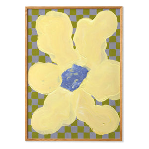 Paper Collective - Flowers with Checks 04 Poster, Liat Greenberg | Gelb