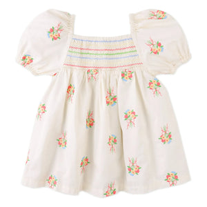 Gingersnaps - Vestido bordado Gigi | Blanco