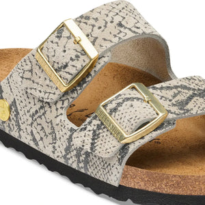 BIRKENSTOCK - Arizona Snake Sandals | Light Gray