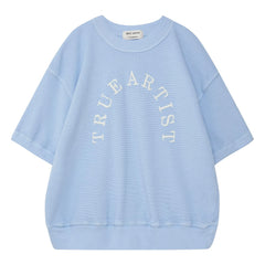 True Artist - Short Sleeve Sweatshirt No.12 Organic Cotton | Light Blue