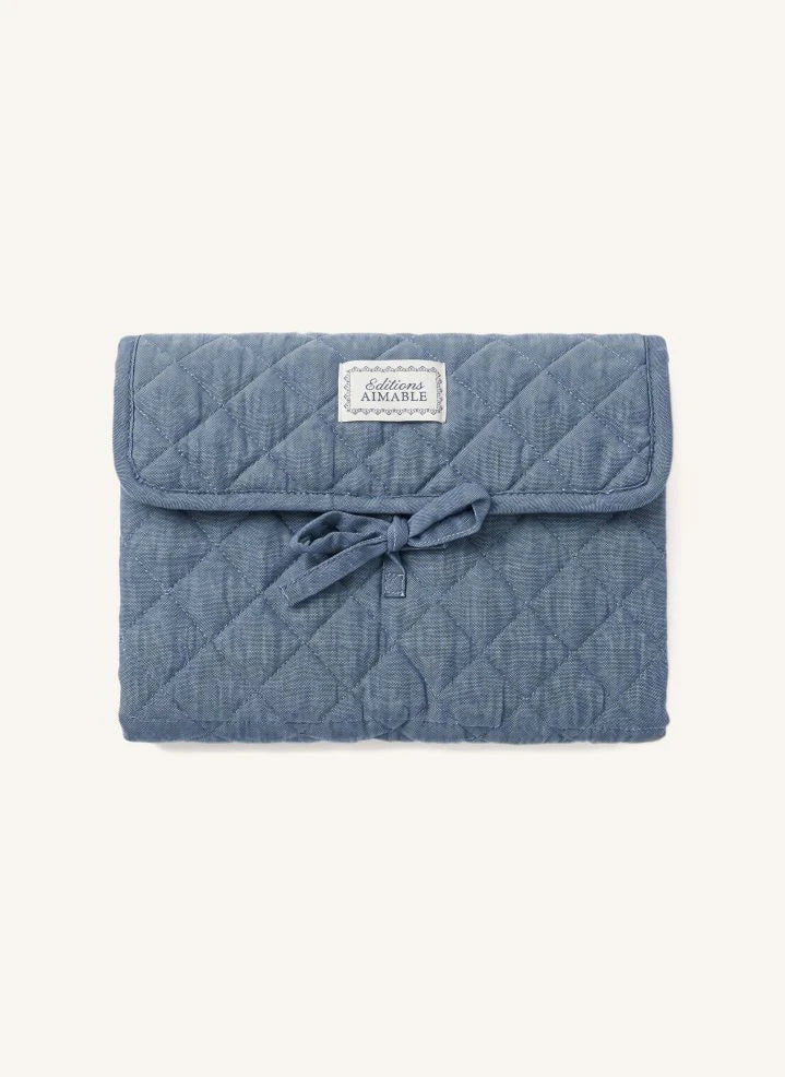 Editions Aimable - Marcel cama nómada | Chambray azul