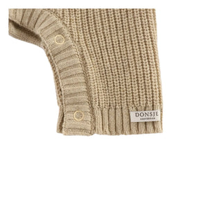 Donsje - Pelele de canalé de oso Dantje | Beige