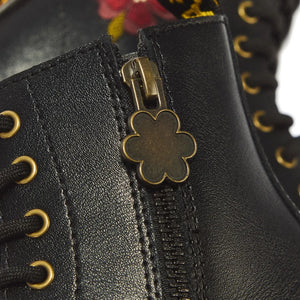 Dr Martens - 1460 J Botas con cordones florales | Negro